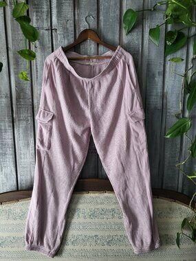 Waffle Knit Lounge Pants Joggers Size XL/TG